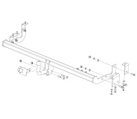 Фаркоп RN 08 для RENAULT Kangoo II 03.2008-, Автос, нагрузка 1350/75 кг. БЕЗ подрезки бампера от магазина ФаркопРос